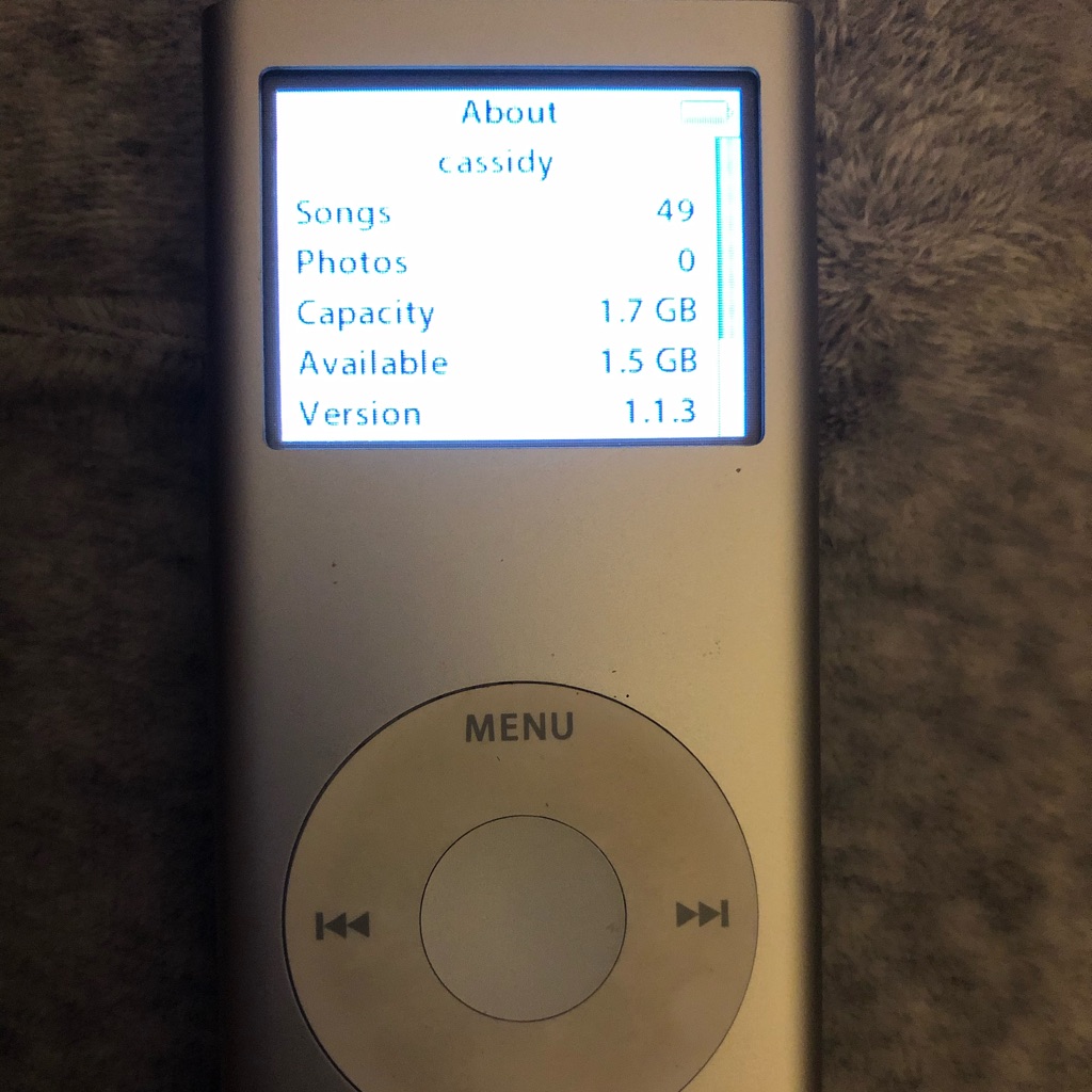 Ipod Nano 2gb Silver Works Great